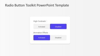 Radio Button Slide Template 