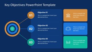 Editable Key Objectives Slide Template