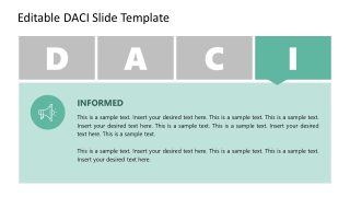 Informed Step of the DACI Model PowerPoint Slide