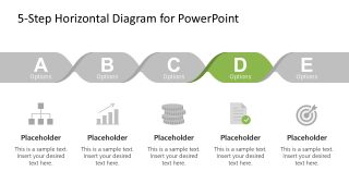 Fourth Slide in 5-Step Horizontal Google Slides Diagram