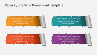 Paper Quote Slide Slide Template