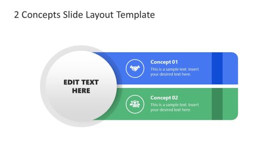 2 Concepts Slide Layout PowerPoint Template