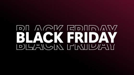 Editable Horizontal Black Friday PPT Slide