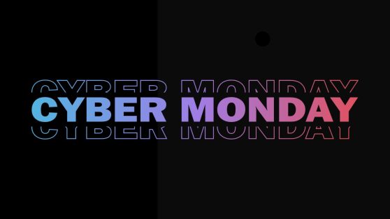 Black Cyber Monday PowerPoint Template