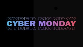 Black Cyber Monday Slide Template