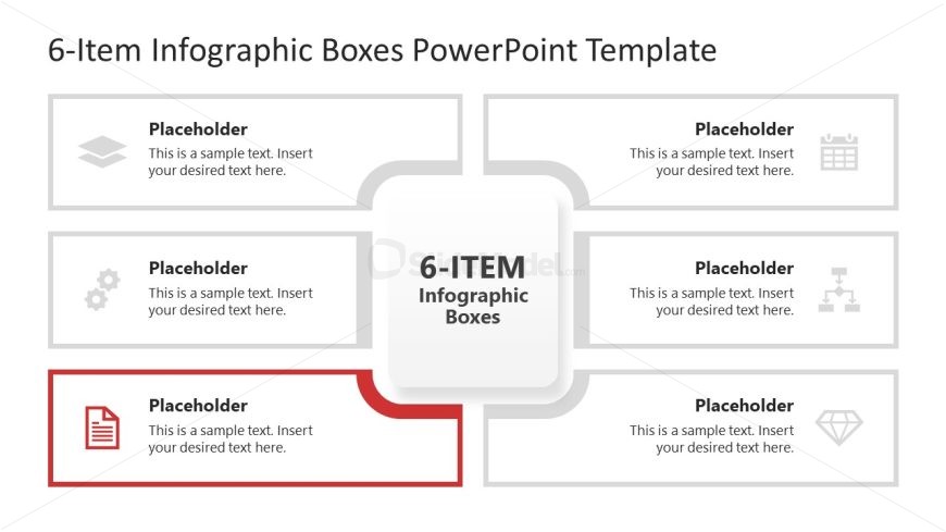 Infographic Boxes Template for Presentation 