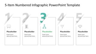 Process Diagram for PPT - 3-Step Highlight Slide