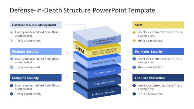 Six Bars Column PPT Template