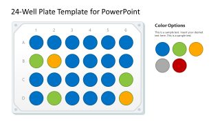 24-Well Plate Slide for PowerPoint