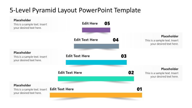 5-Level Pyramid Layout Presentation Template