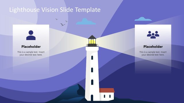 Engaging Lighthouse Vision PPT Template