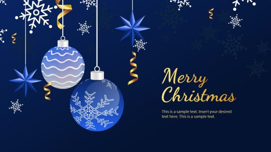 Creative Christmas Presentation Background