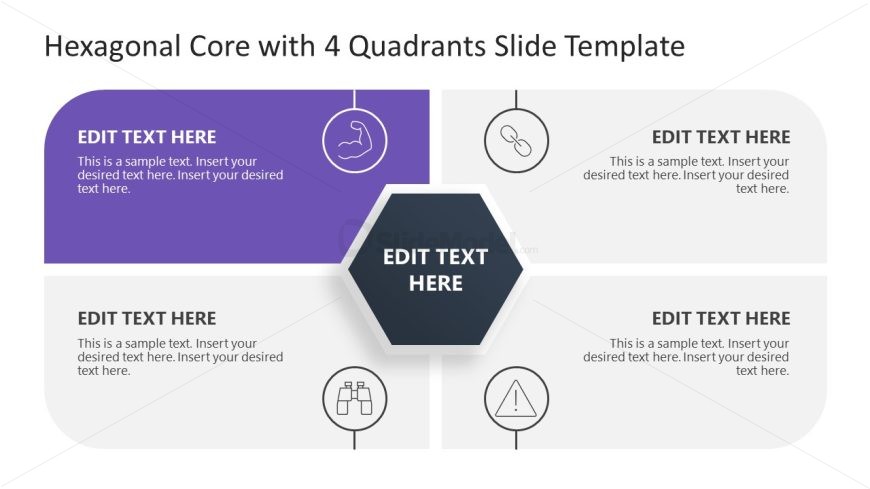 Hexagonal Core Template Slide