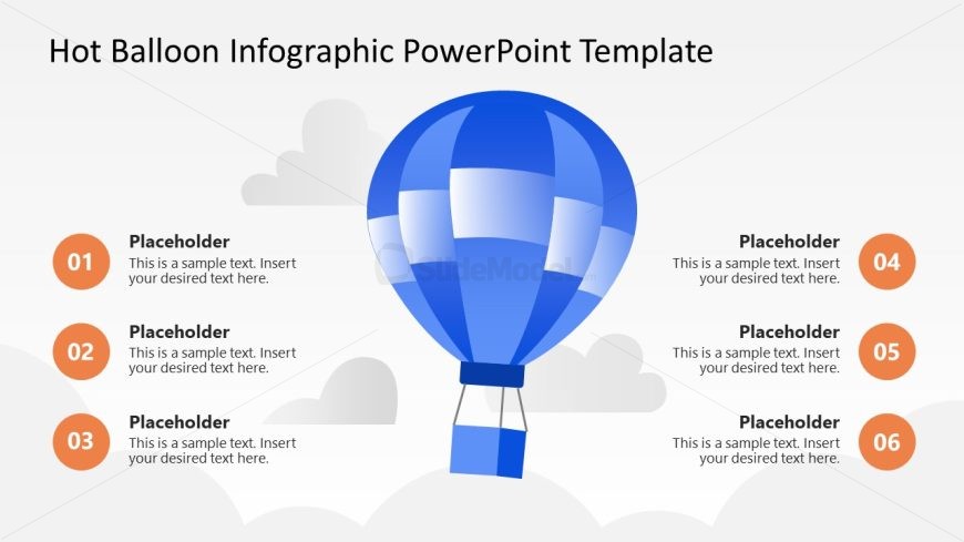 Hot Balloon Infographic Template for PowerPoint