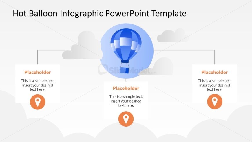 Hot Balloon Infographic Template Slide
