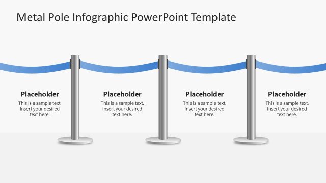 Metal Pole Infographic Slide Template