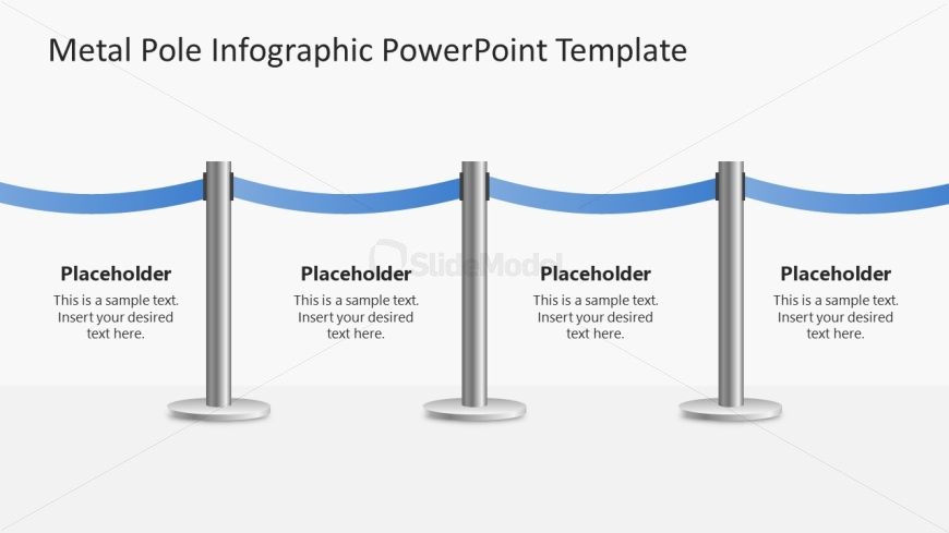 Metal Pole Infographic Template for PowerPoint