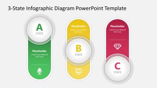 PPT Template Slide with Infographic 