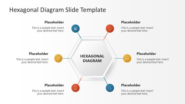 Engaging Hexagonal Diagram PPT Template