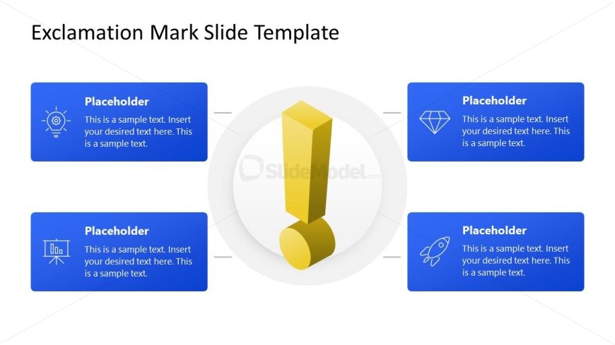 Exclamation Mark Template for Presentation