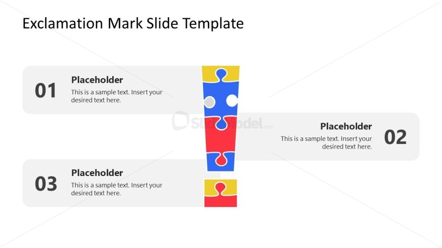 Customizable Exclamation Mark PPT Template