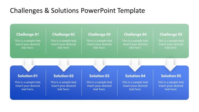 Multiple Challenges & Solutions PPT Template