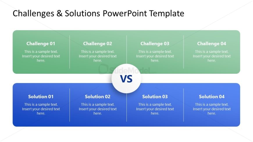Engaging Multiple Challenges & Solutions Template Layout
