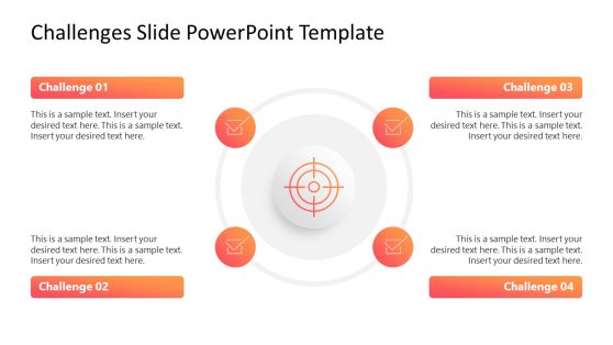 4-Step Challenges PowerPoint Template