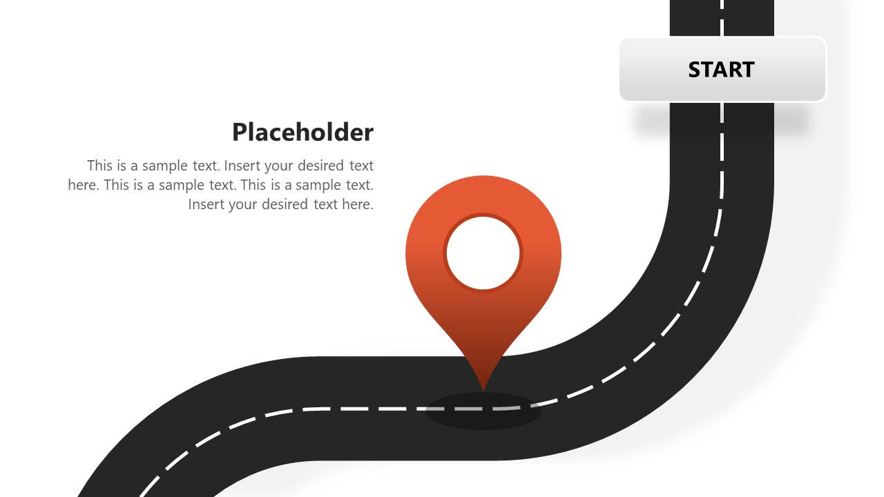Editable 6-Step Vertical Process Infographic PPT Template