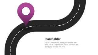 6-Step Vertical Process Infographic Template Slide