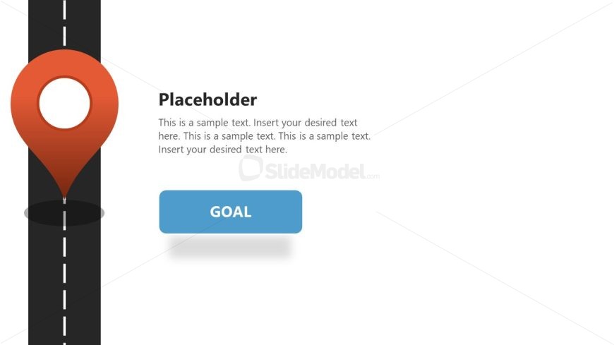 6-Step Vertical Process Infographic Slide Template