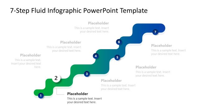 7-Step Fluid Infographic Slide Template