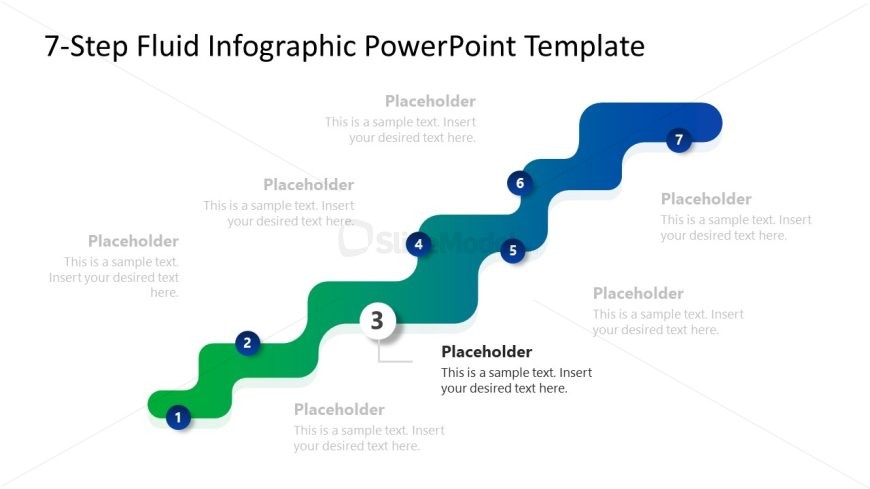 Editable Step 3 Slide - 7-Step Infographic Template