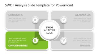 Customizable SWOT Analysis PPT Template Slide 