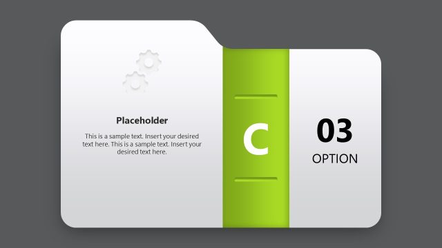 Editable Multiple Cards PPT Template