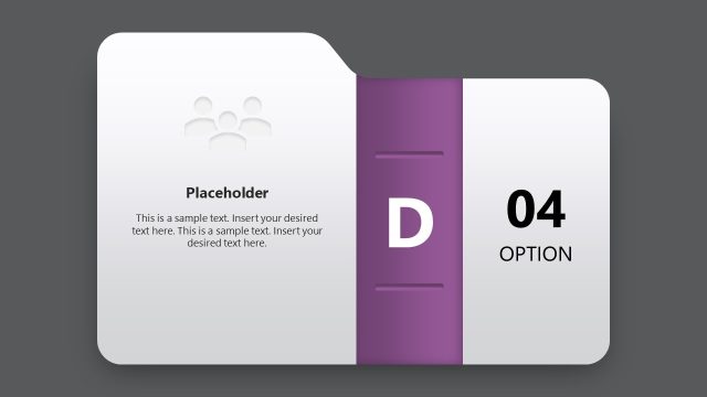 Customizable Multiple Cards PPT Template