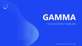Customizable Gamma PPT Template