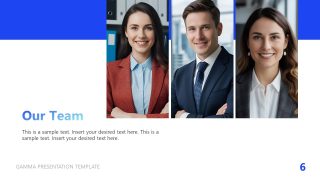 Gamma Business Overview Slide Template 