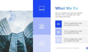 Gamma Business Overview Template for Presentation 