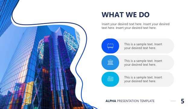 What We Do PPT Template Slide