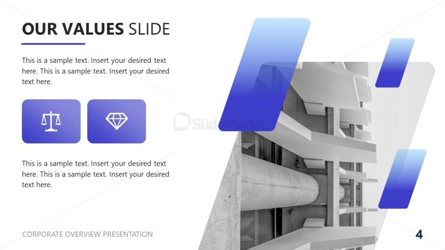 Light Corporate Overview Slide Template