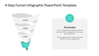 4-Step Funnel Infographic Template for PowerPoint 
