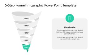 5-Step Funnel Infographic Template for PowerPoint 