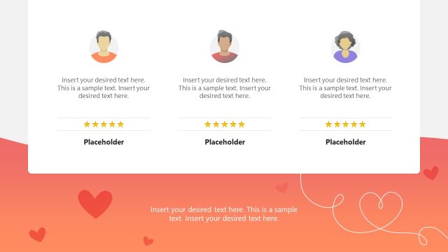 Customizable Wall of Love PPT Template