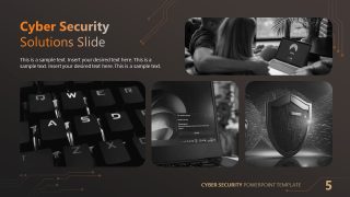Cyber Security Template Slide 