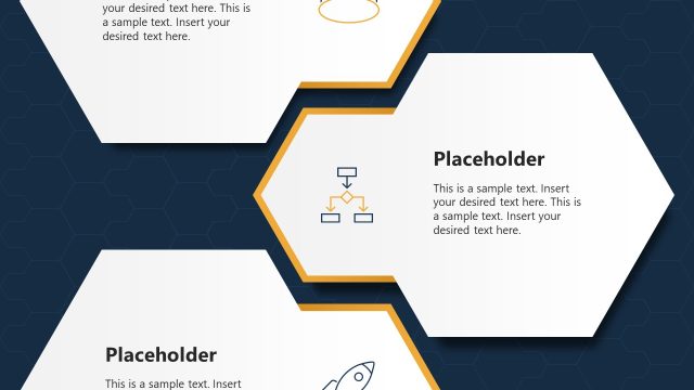 Customizable Multi-step Vertical Diagram Slide Template