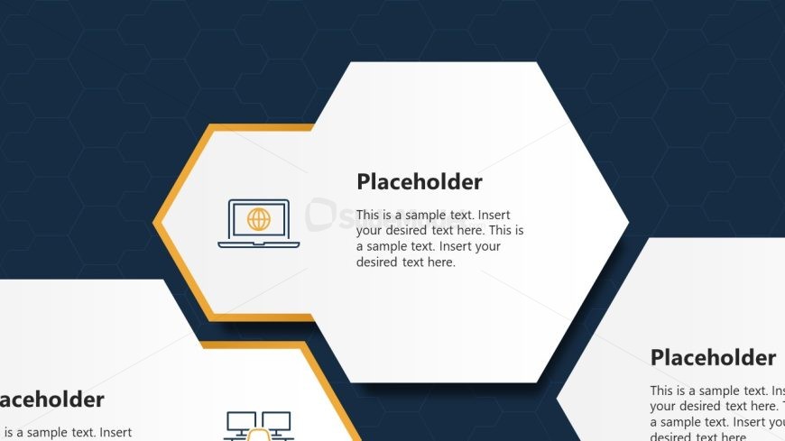 Stage 3 Slide for Horizontal Infographic PPT Template