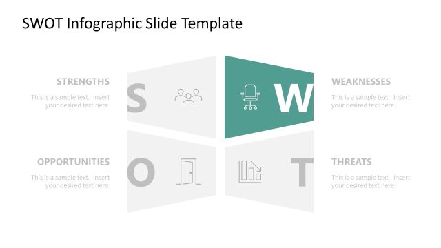 Customizable SWOT Infographic Slide Template