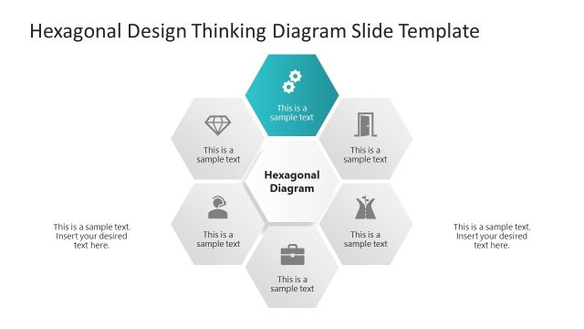 Point 1 Presentation Slide – 6-Item Hexagonal Thinking Diagram