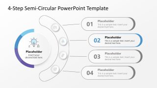 4-Step Semi-Circular Template Layout 